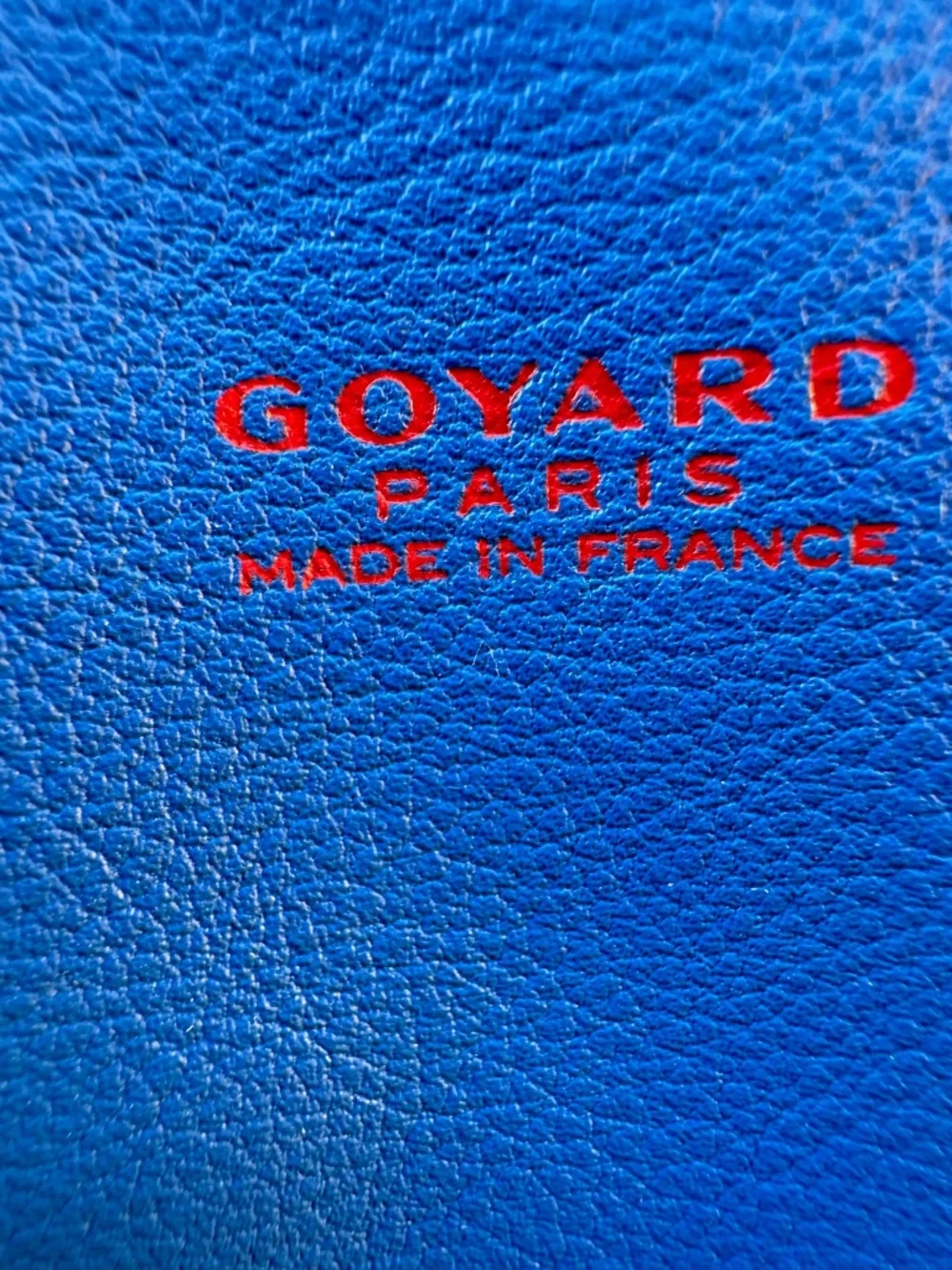 Genuine GOYARD Goyardine Sky Blue Anjou Reversible Mini Tote Bag